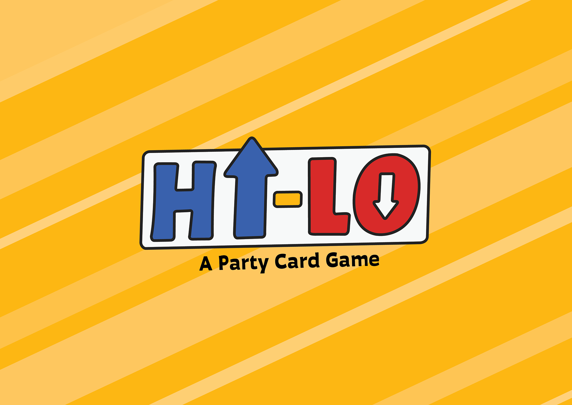 HI-LO party card game identity